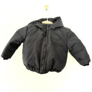Black Puffer Jacket for Kids